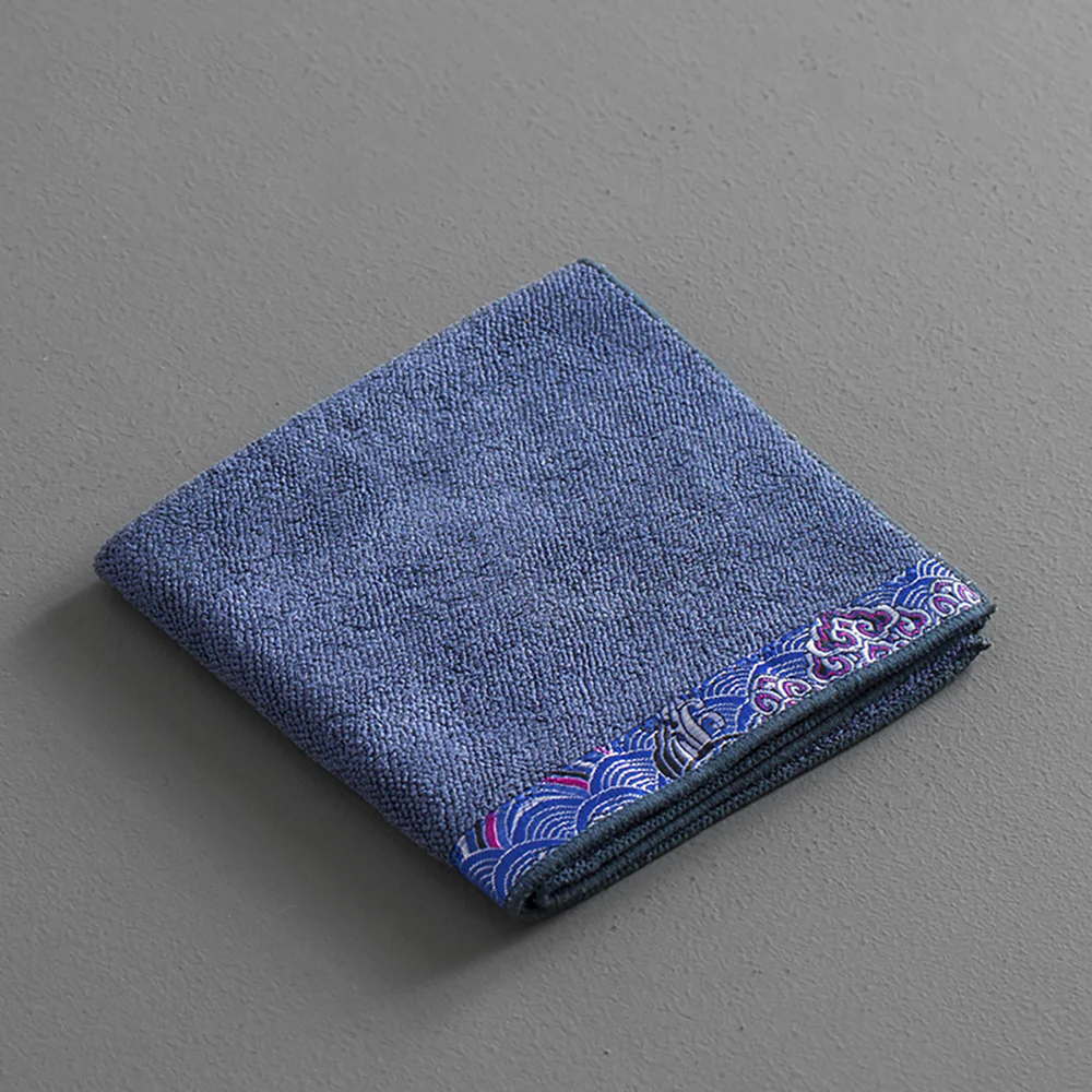 Auspicious Clouds Velvet Tea Towel - Image 2
