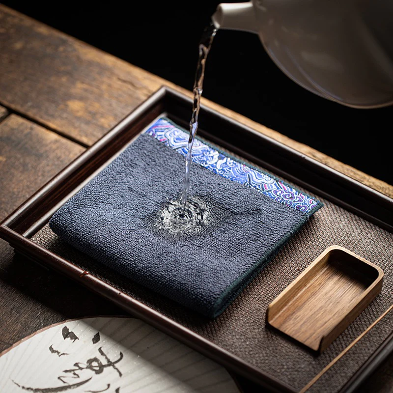 Auspicious Clouds Velvet Tea Towel - Image 9