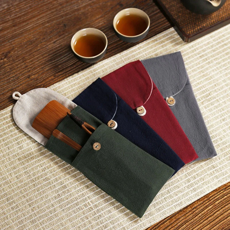 Bamboo Cha He Utensil With Bag - Image 5