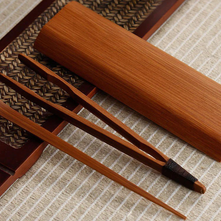 Bamboo Cha He Utensil With Bag - Image 9