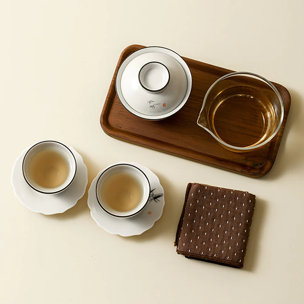 Bamboo Gaiwan Travel Tea Set - Image 3