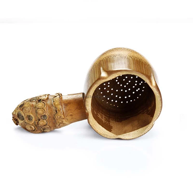 Bamboo Tea Strainer With Handle - Image 3
