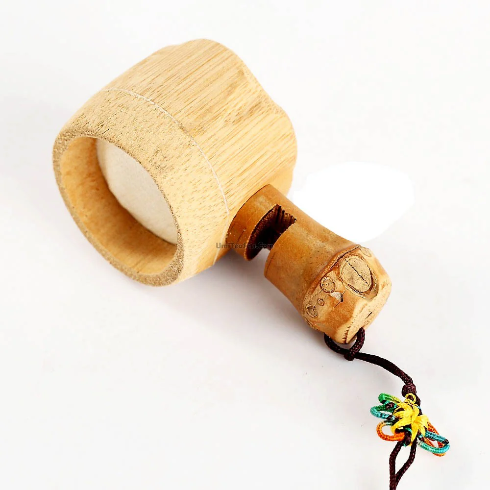Bamboo Tea Strainer With Handle - Image 4
