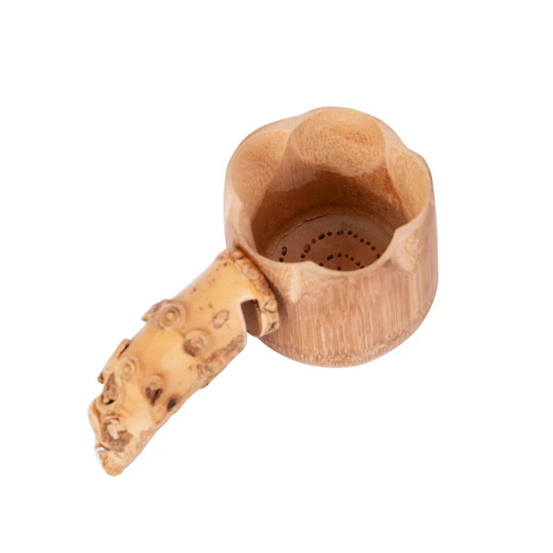 Bamboo Tea Strainer With Handle - Image 6