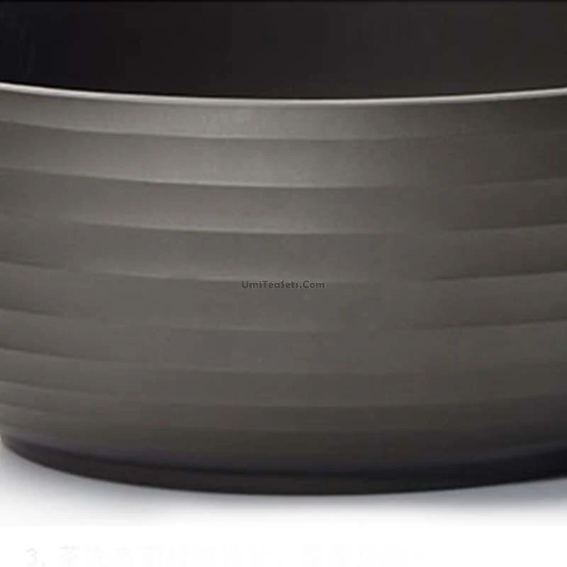 Black Clay Stripes Tea Washer - Image 4