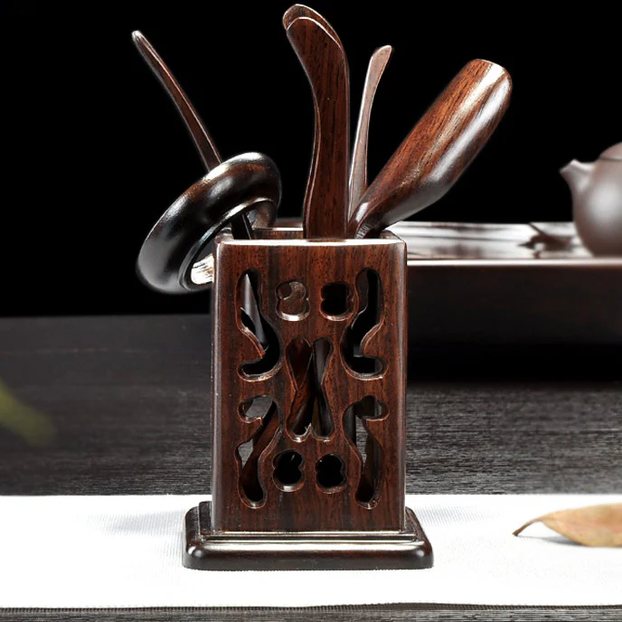 Black Hollow Tea Utensil Set - Image 7