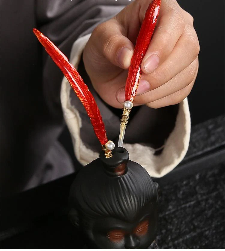 Black Myth Cute Wukong Purple Pottery Tea Pet - Image 4