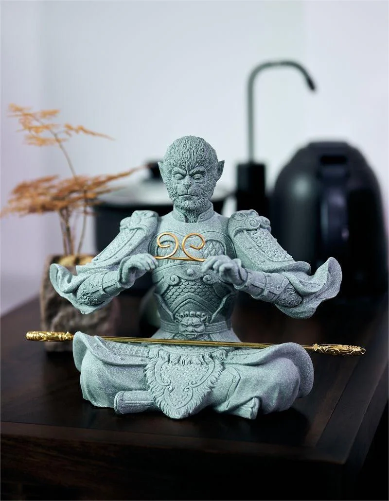 Black Myth: Wukong Sandstone Tea Pet Ornament - Image 2