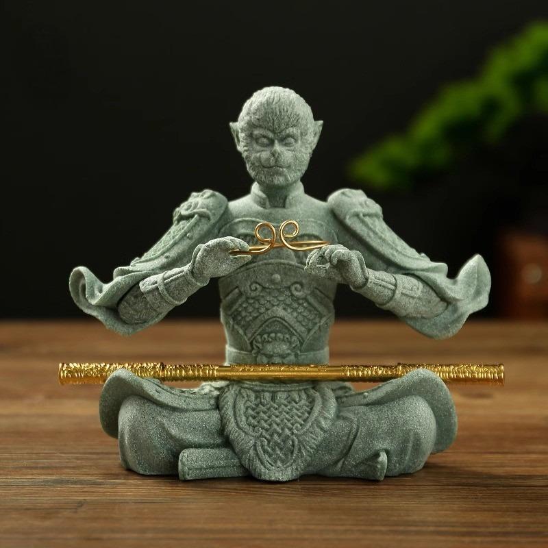 Black Myth: Wukong Sandstone Tea Pet Ornament - Image 3