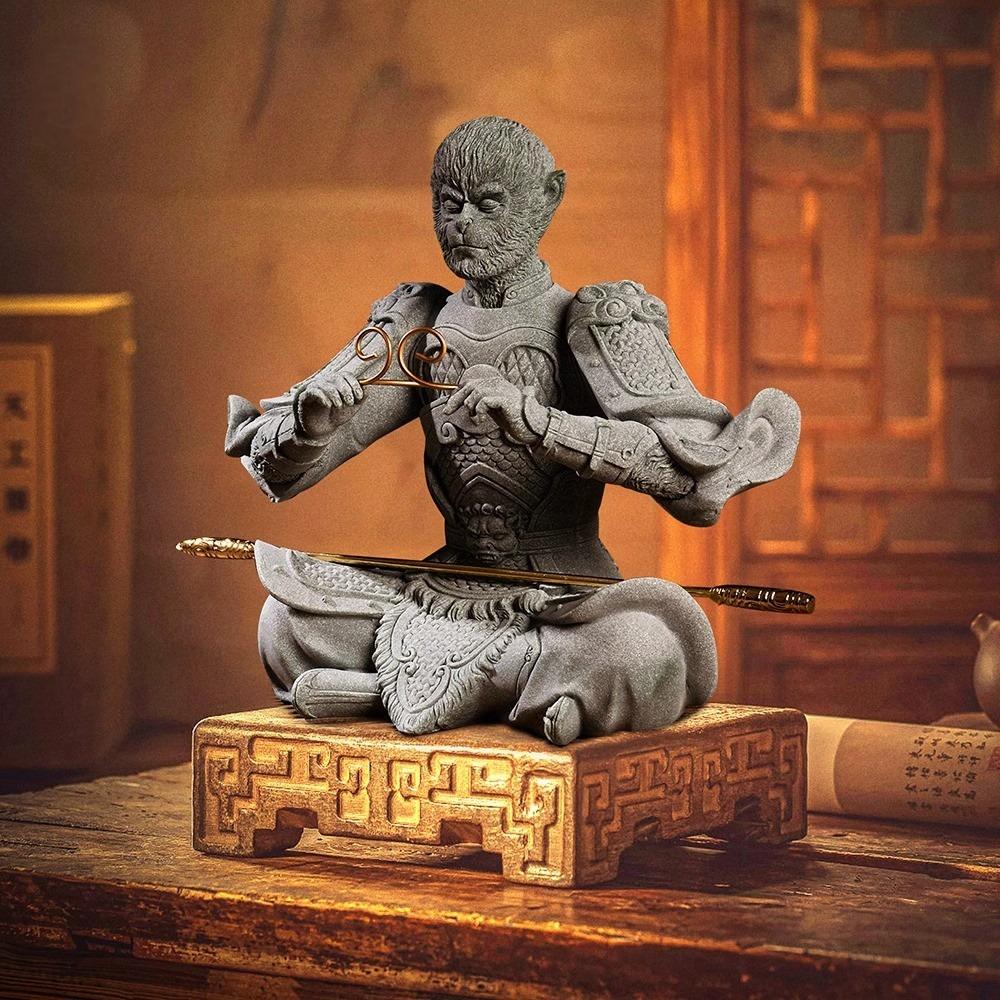 Black Myth: Wukong Sandstone Tea Pet Ornament - Image 5