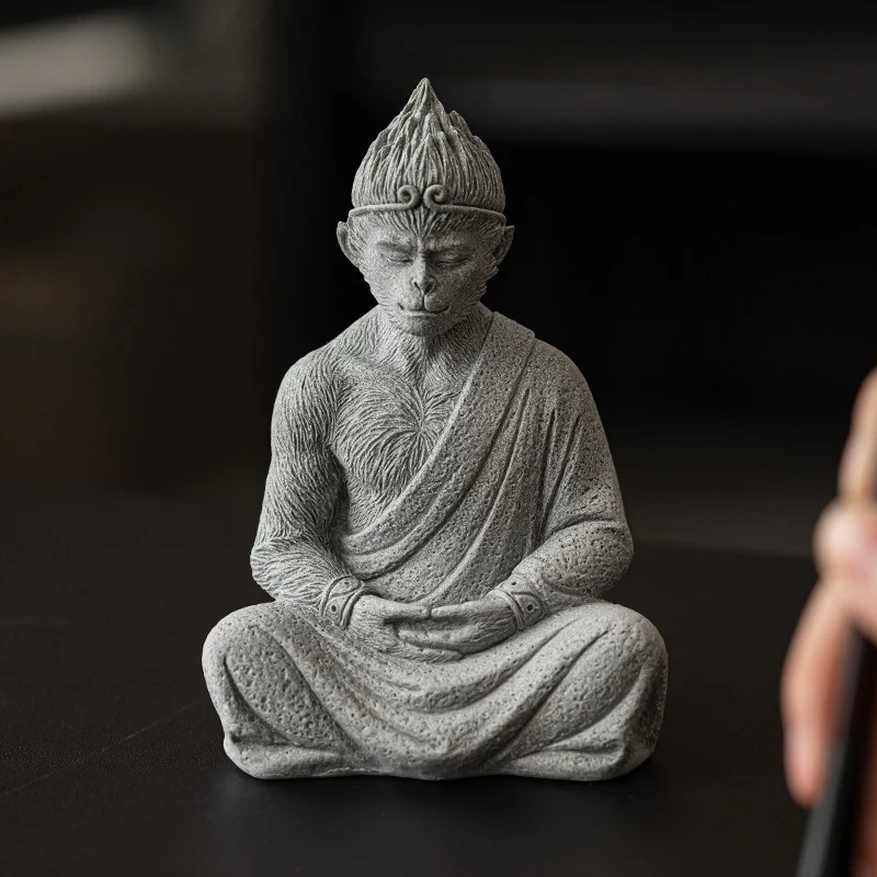 Black Myth Wukong Stone Tea Pet Ornament - Image 6