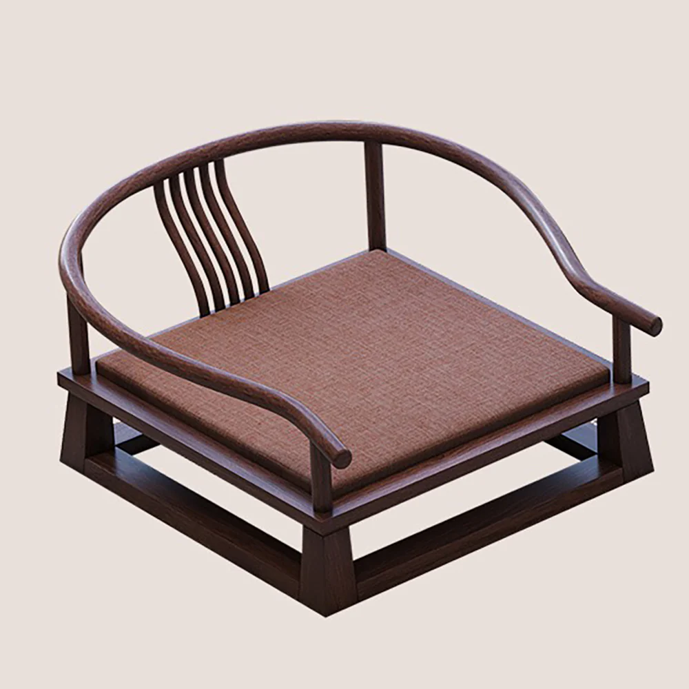 Black Walnut Wood Japanese Style Tea Table Set - Image 7