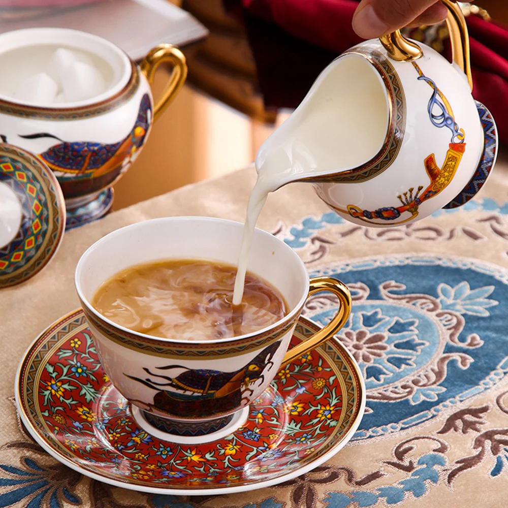 British Bone China Horse Tea Set - Image 3