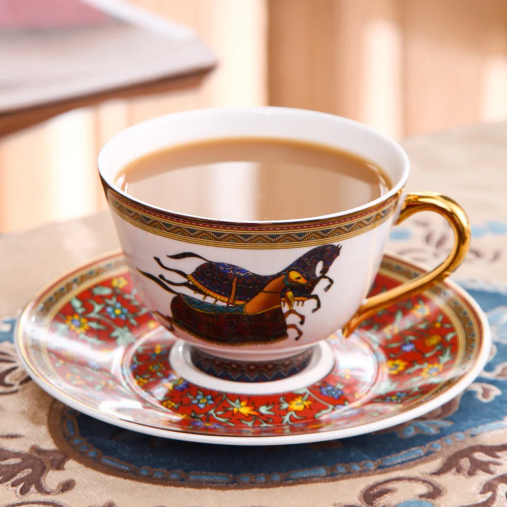 British Bone China Horse Tea Set - Image 4