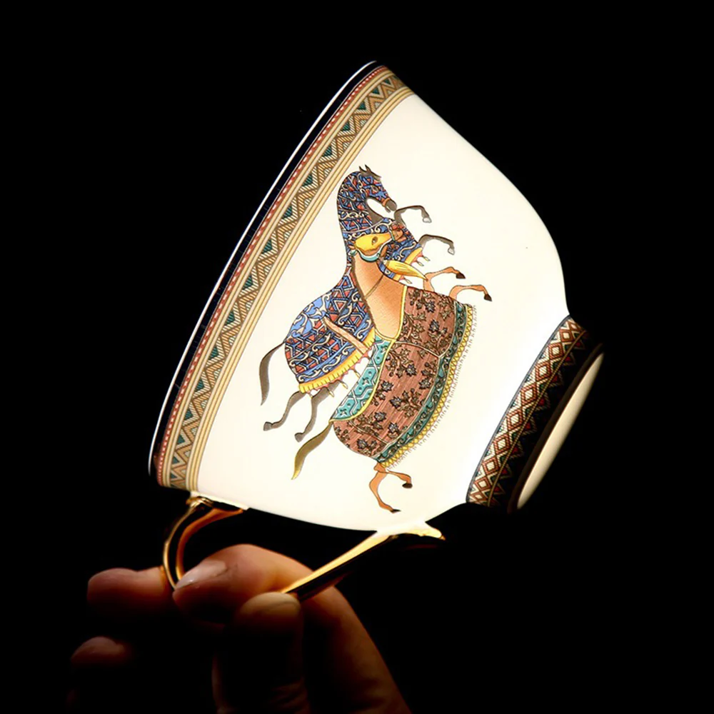 British Bone China Horse Tea Set - Image 6