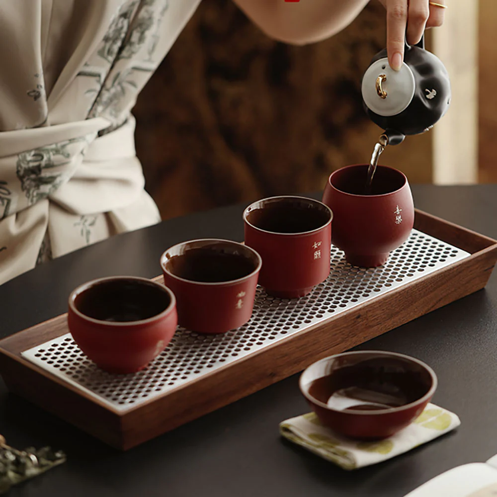 Ceramic Five Blessings Gongfu Tea Cup Set - Image 3