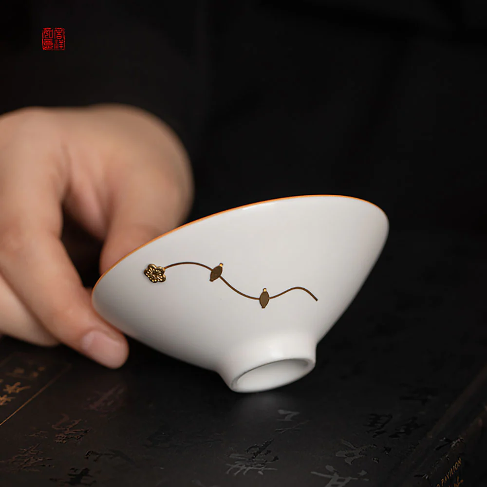 Ceramic Five Kiln Firing Gongfu Tea Cup Set - Image 6