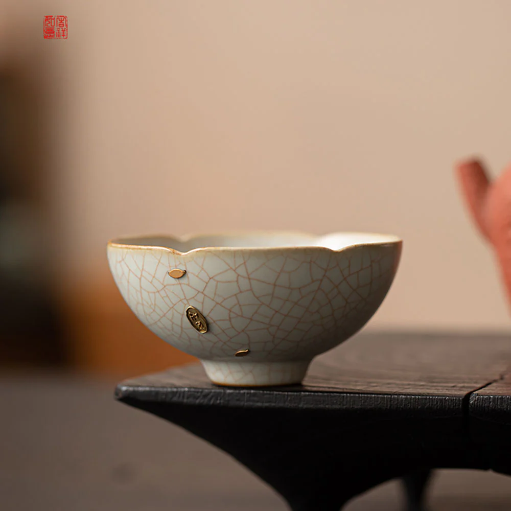 Ceramic Five Kiln Firing Gongfu Tea Cup Set - Image 7