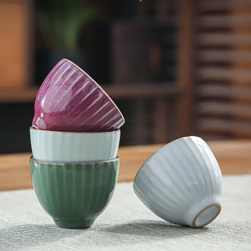 Ceramic Five Kiln Gongfu Tea Cup Set - Image 5