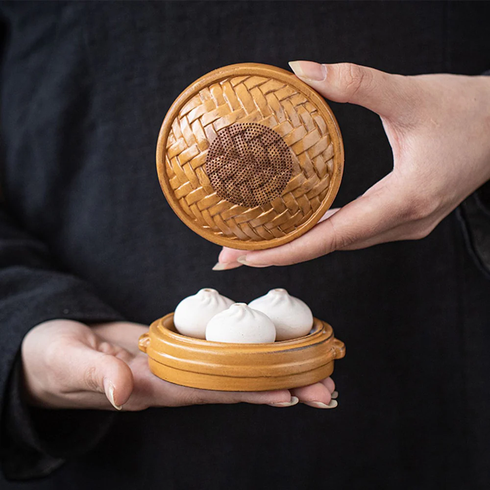 Ceramic Xiaolongbao Tea Strainer Set - Image 4