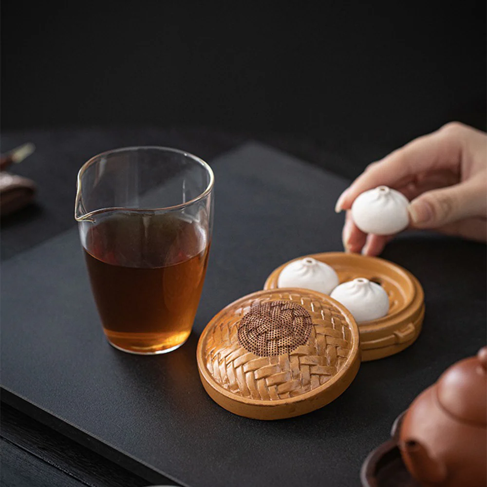 Ceramic Xiaolongbao Tea Strainer Set - Image 5