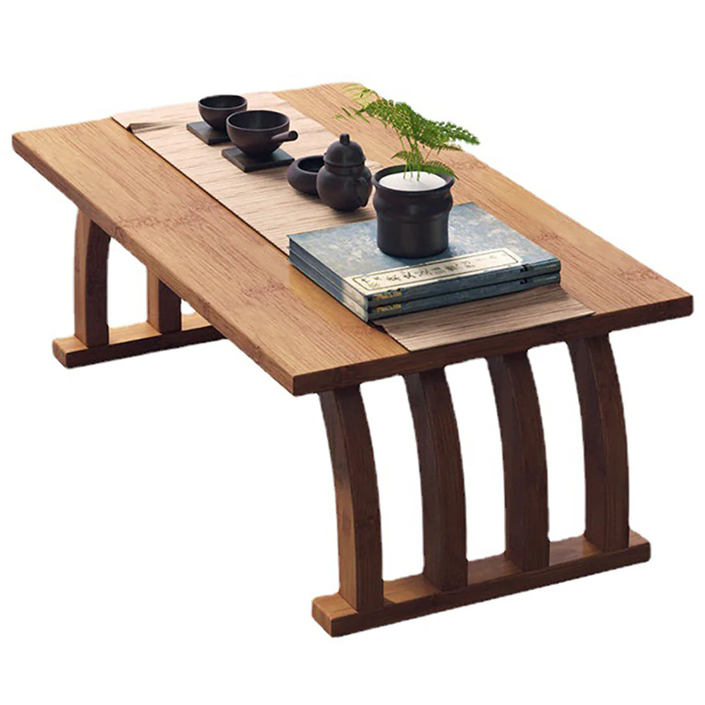 Bamboo Arched Low Tea Table - Image 6