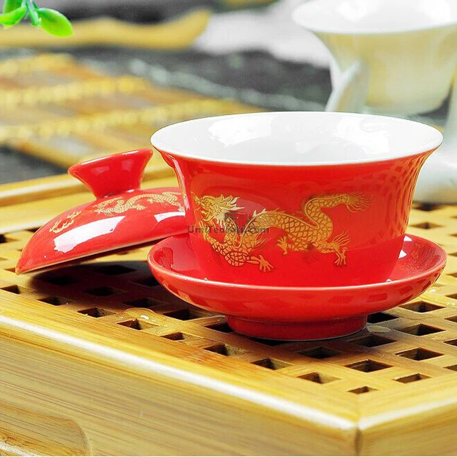 Chinese Dragon Pattern Gaiwan - Image 5