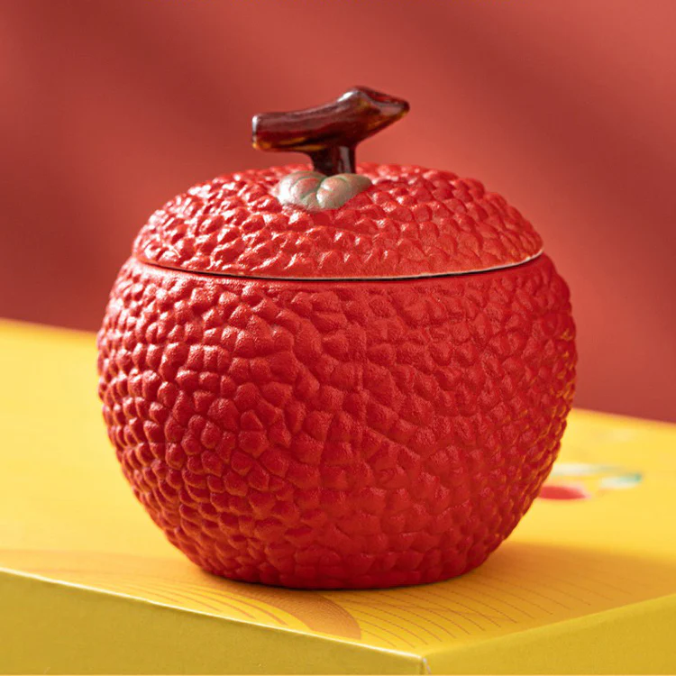 Chinese Fruit Tea Set With Tea Tray - Image 6