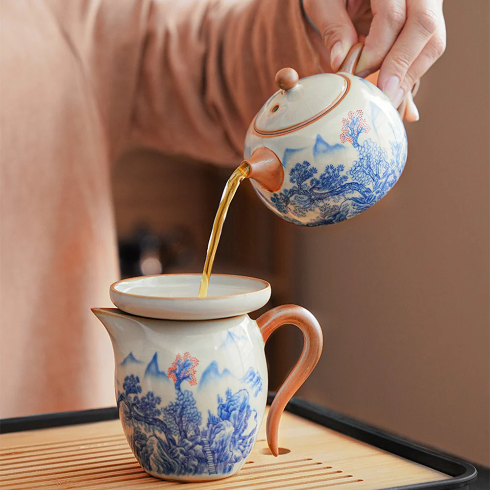 Chinese Ruyao Fairyland Tea Set - Image 3