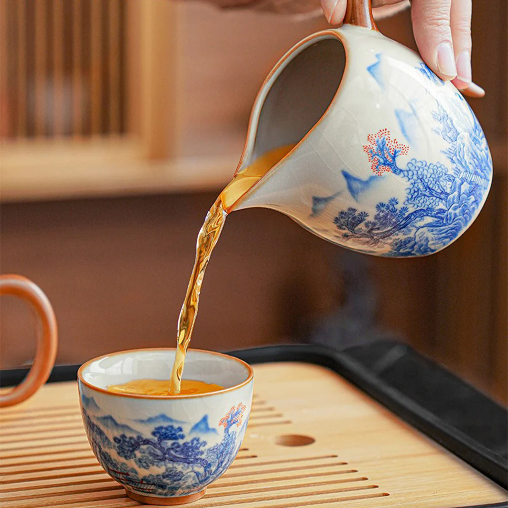 Chinese Ruyao Fairyland Tea Set - Image 4