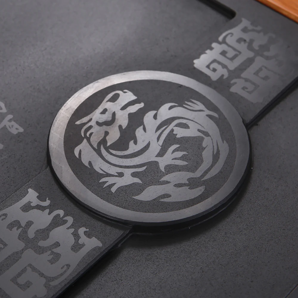 Chinese Stone-Wood Joint Tea Tray - Image 3