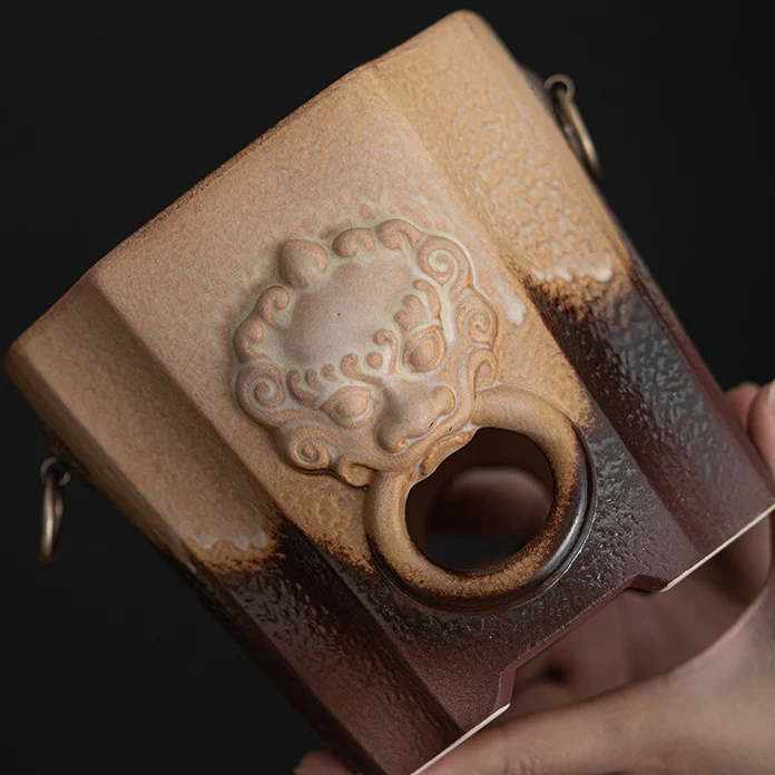 Coarse Clay Heated Tea Set - Image 7
