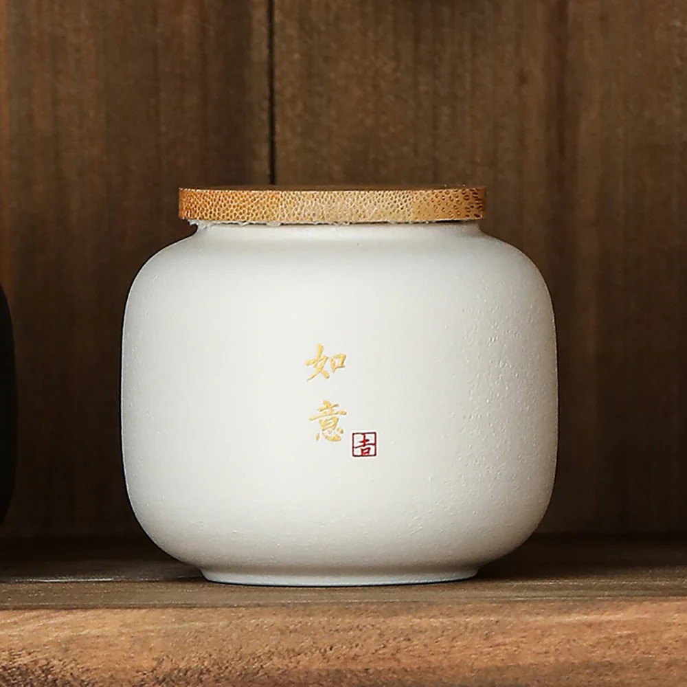 Coarse Pottery Four Tea Caddies Set - Image 5