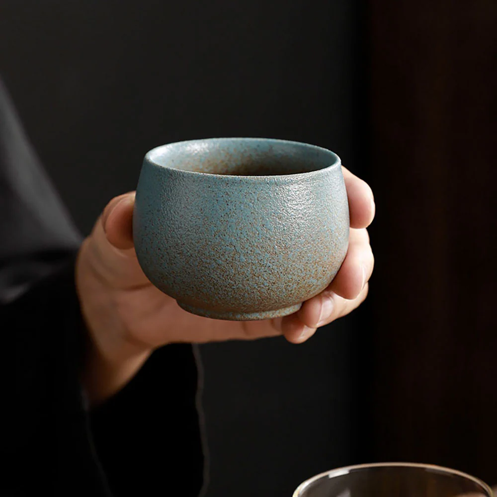 Coarse Pottery Gongfu Tea Cup Set - Image 6