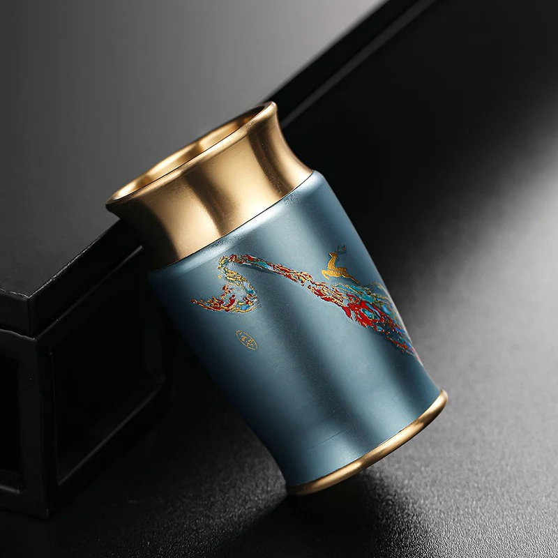 Colorful Copper Tea Utensil Set - Image 4
