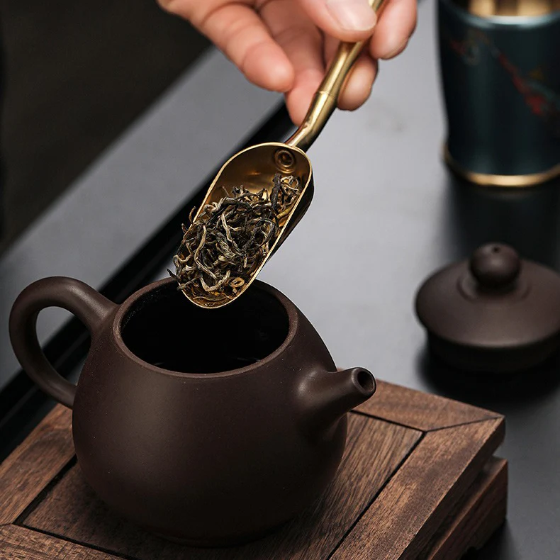 Colorful Copper Tea Utensil Set - Image 6