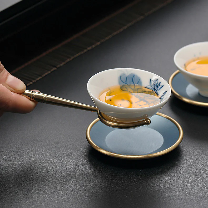 Colorful Copper Tea Utensil Set - Image 8