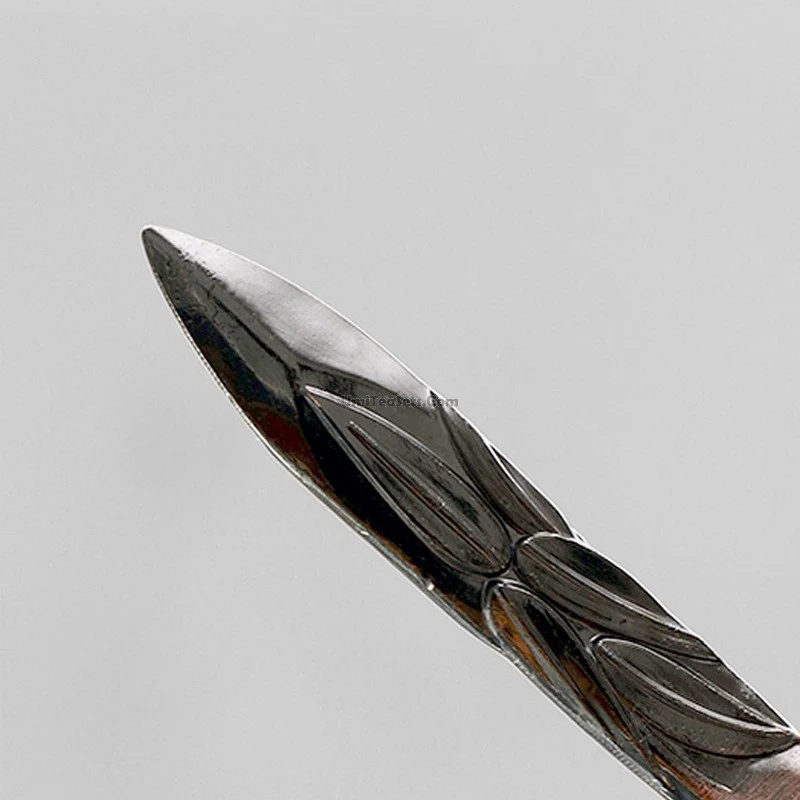 Copper Bamboo Root Tea Knife - Image 5