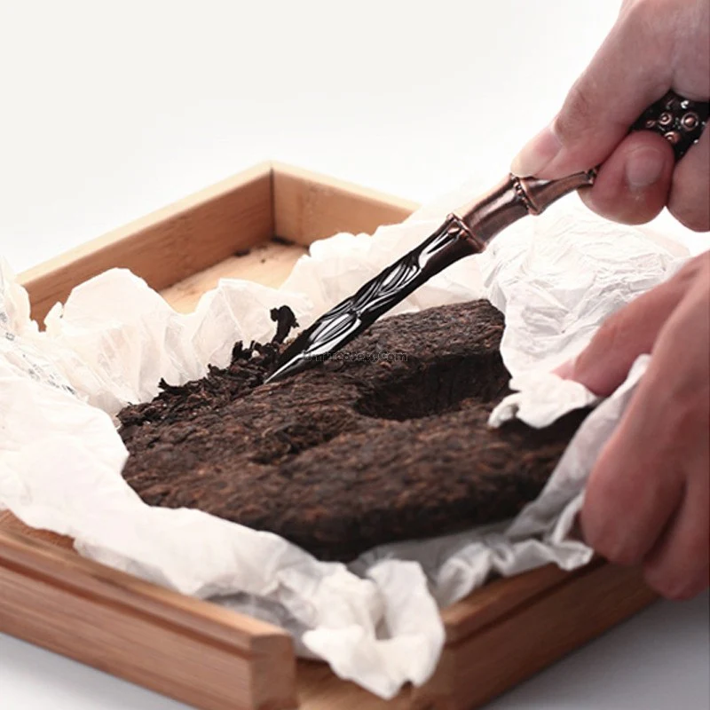 Copper Bamboo Root Tea Knife - Image 6