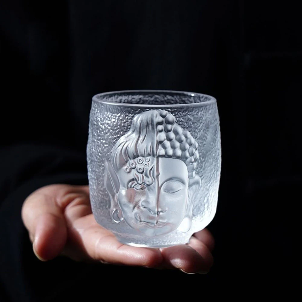 Crystal Glass Buddha Tea Cup - Image 6
