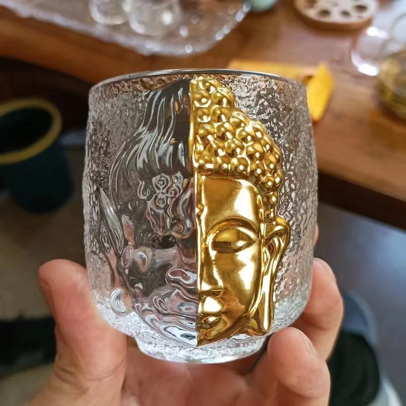 Crystal Glass Buddha Tea Cup - Image 7