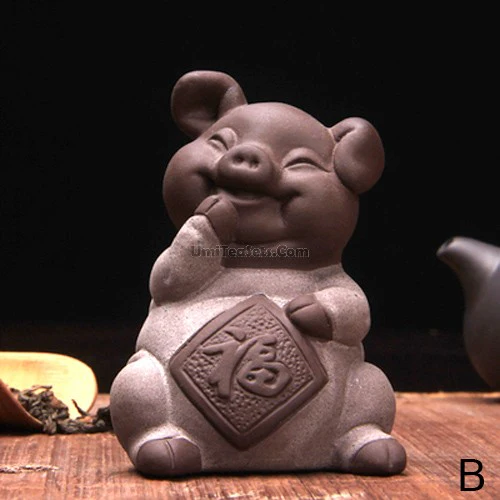 Cute Pig-shaped Tea Pet - Image 3