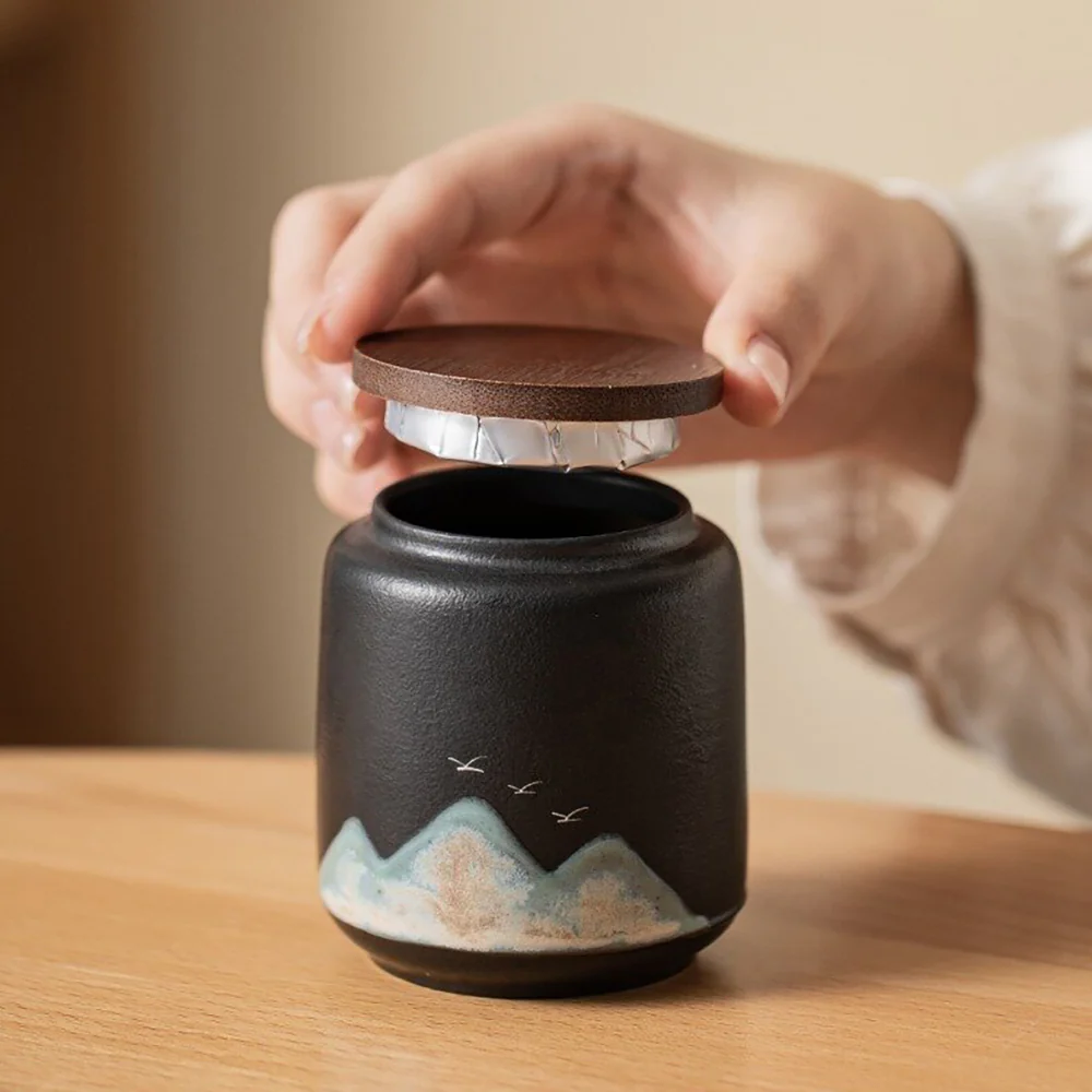 Distant Mountains Two Tea Caddies Set - Image 3