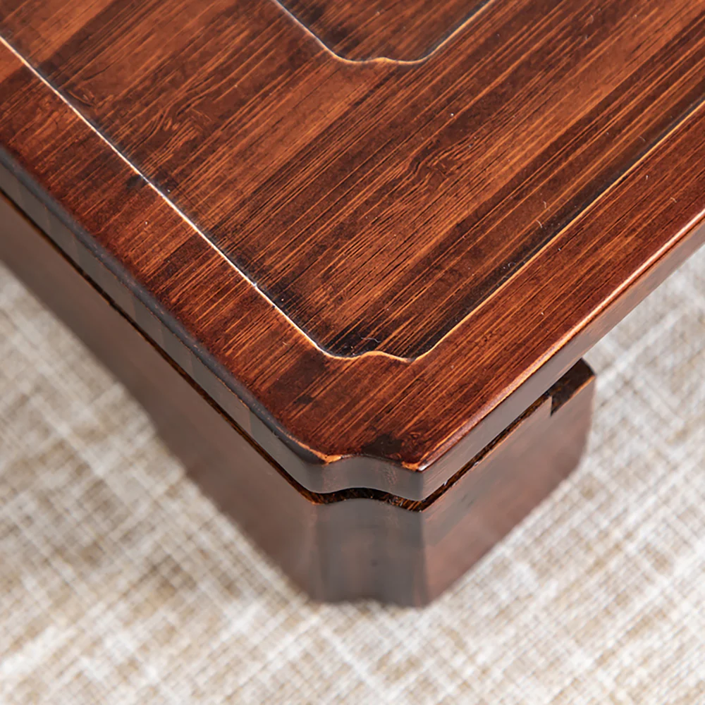 Double Fish Bamboo Tea Tray - Image 5