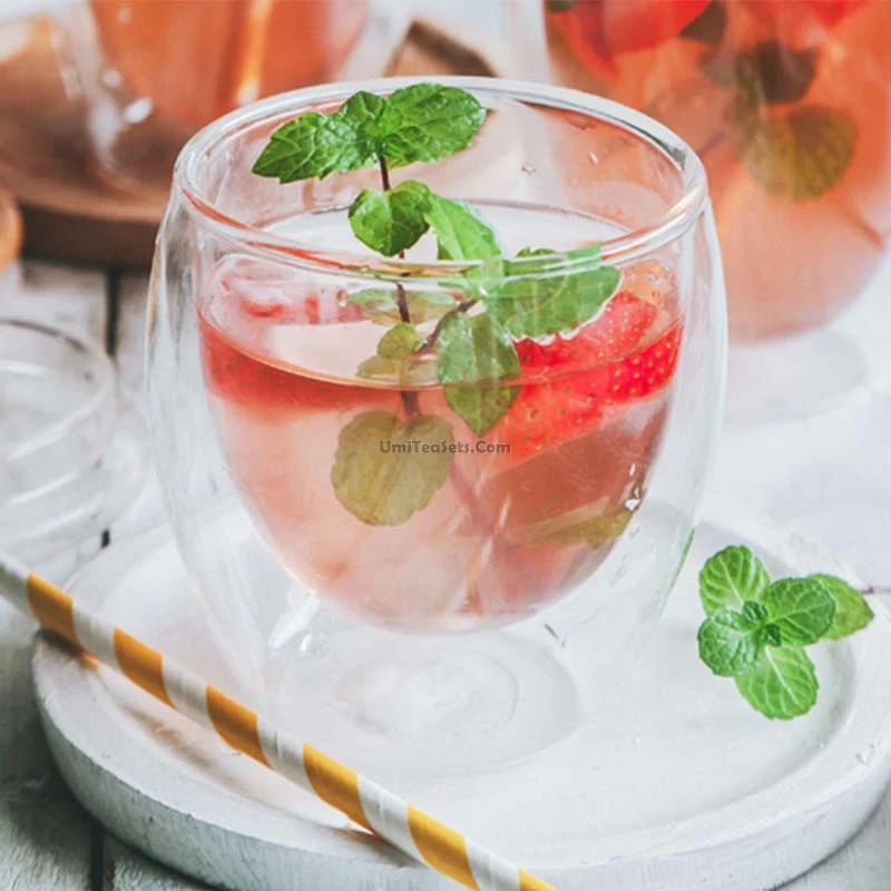 Double Wall Crystal Glass Tea Cup - Image 3