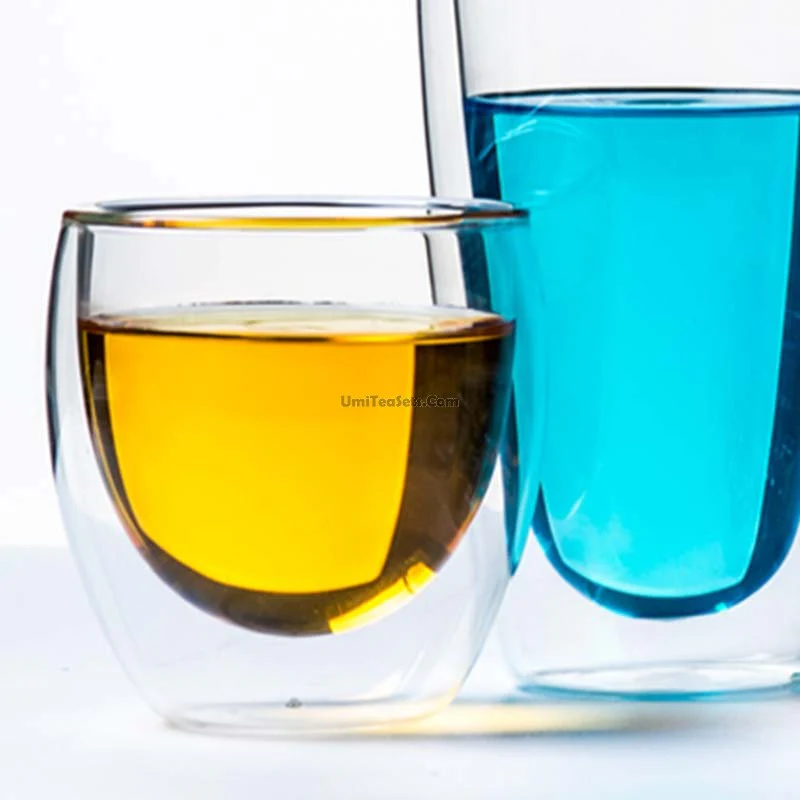 Double Wall Crystal Glass Tea Cup - Image 4
