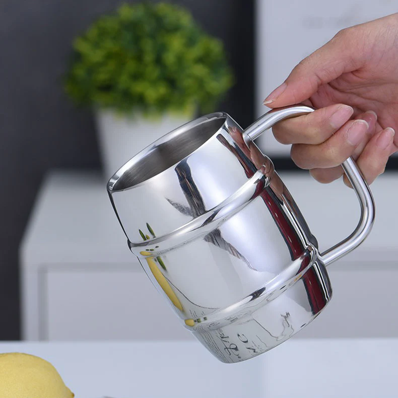 Double Wall Stainless Steel Beer Cup - Image 8