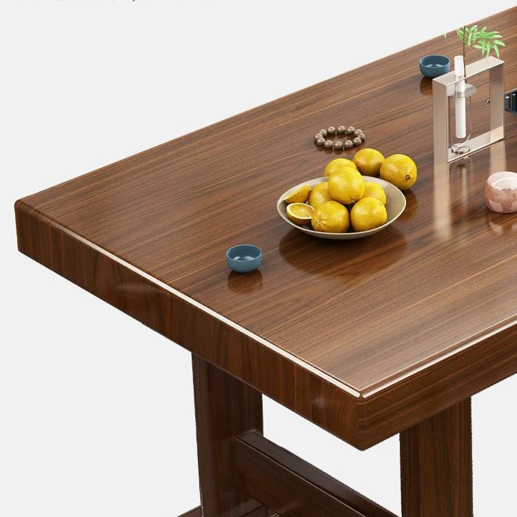 Douglas Fir Wood Gongfu Tea Table With Chairs - Image 5