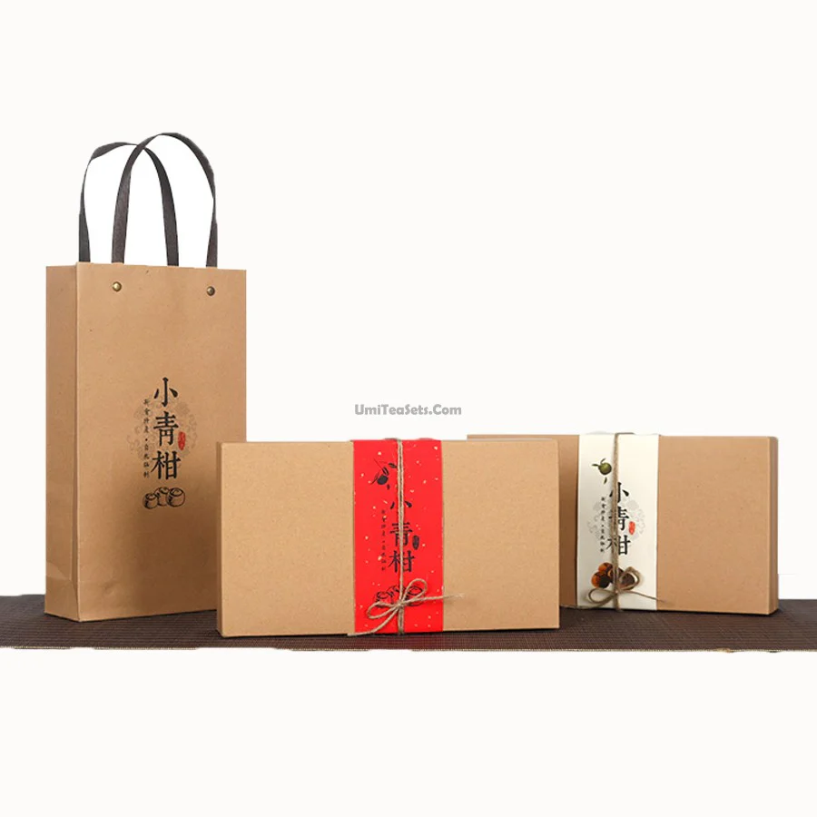 Dried Tangerine Peel Puerh Tea With Gift Box - Image 4