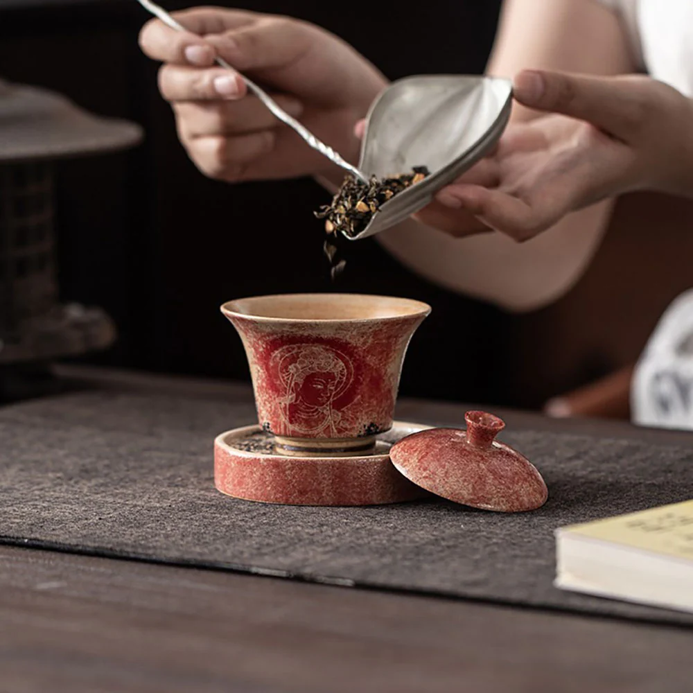 Dunhuang Scripture Dragon Girl Gaiwan - Image 4